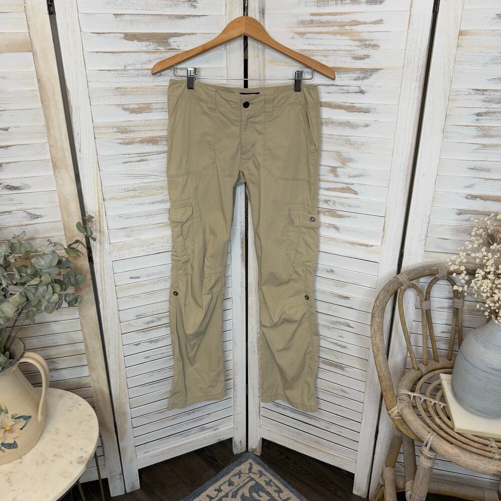 ARC'TERYX Women's Size 2 Outdoor Convertible Canvas Hiking Pants Khaki Tan Camp